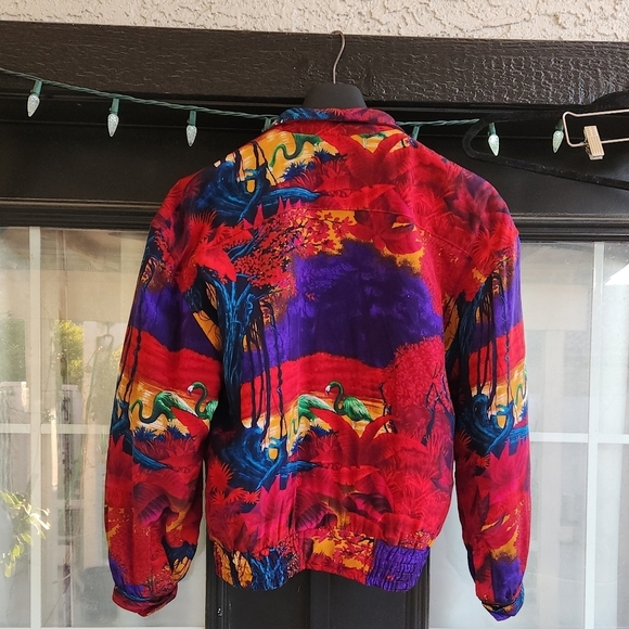 Escada Vintage Silk Bomber - Picture 6 of 11